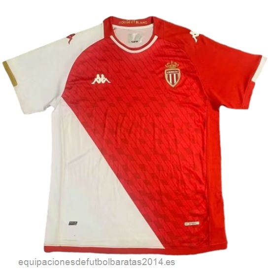 Nuevo Tailandia 1ª Camiseta AS Monaco 23/24 Rojo Blanco Baratas